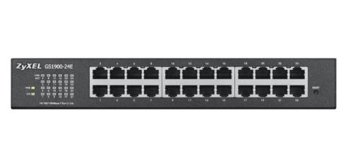 ZYXEL GS1900-24E v3 24 Port 24x10/100/1000 L2 Web Smart Yönetilebilir, 10/100/1000 Bakır Desktop Switch 